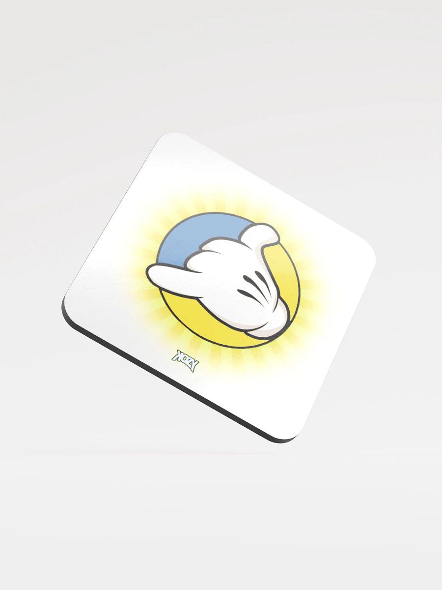 Glassed Cork Coaster (Yellow) product image (1)