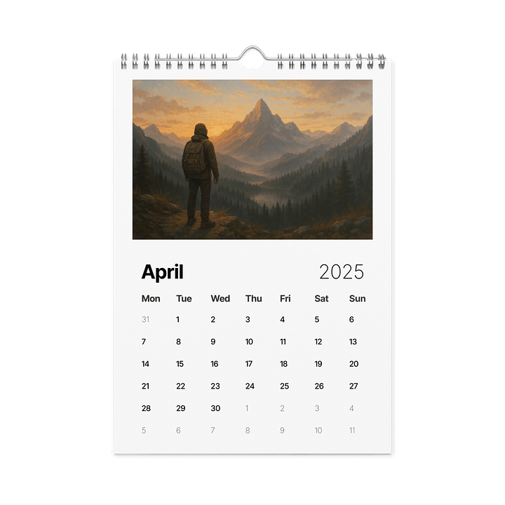 2025 Customizable Wall Calendar product image (1)