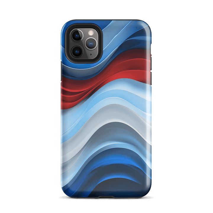 Flowing Waves iPhone® Tough Case product image (2)