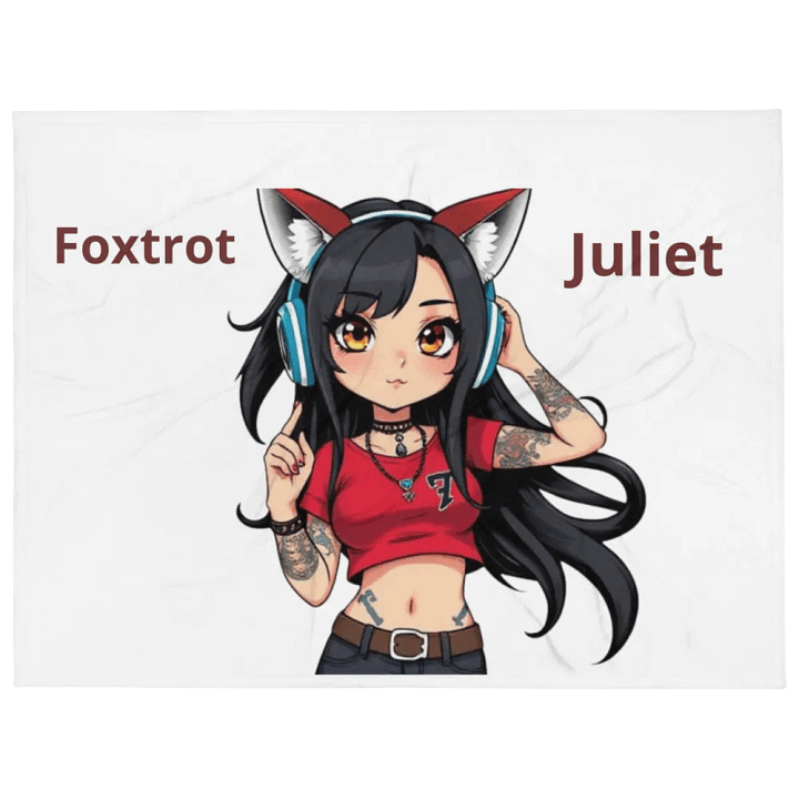 Foxtrot Juliet blanket product image (1)