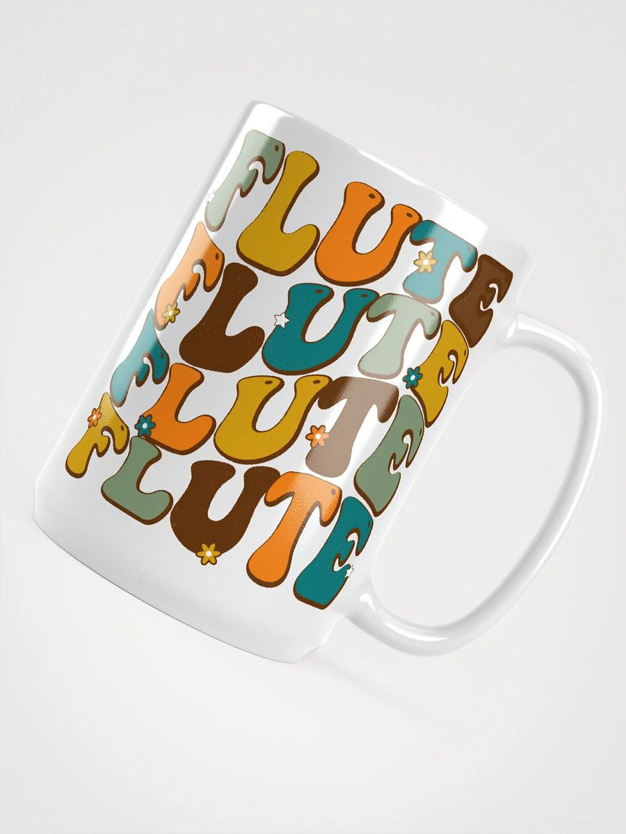 Groovy Wavy Flute Mug in Retro Colors 15oz (white background) product image (4)
