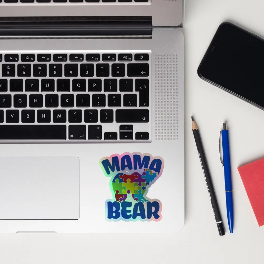 Mama Bear Holographic Sticker product image (10)