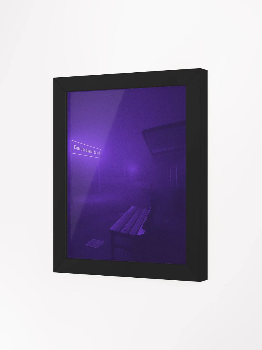 "Dont be afraid to fail" Framed Poster product image (31)