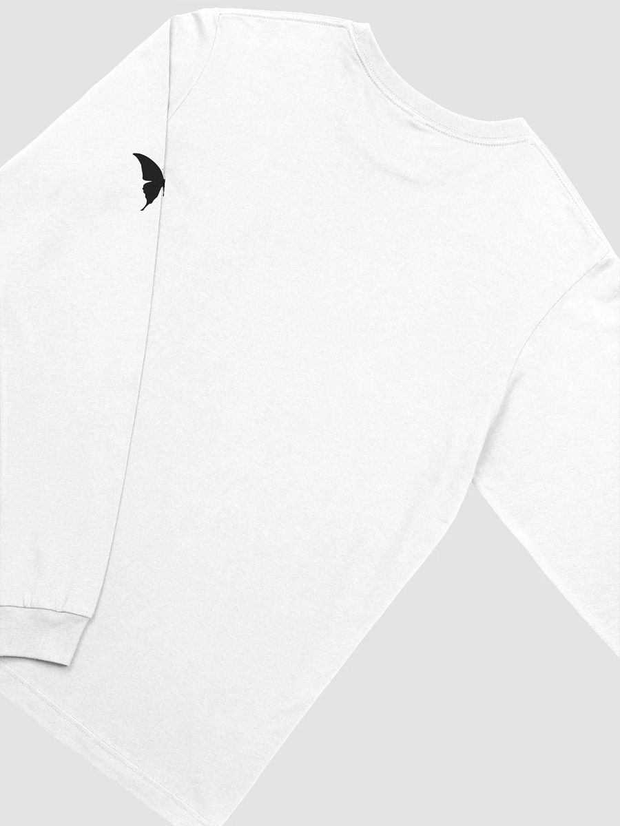 my guitar (art by Dina R.) with butterflies - Cotton Long Sleeve T-Shirt product image (4)