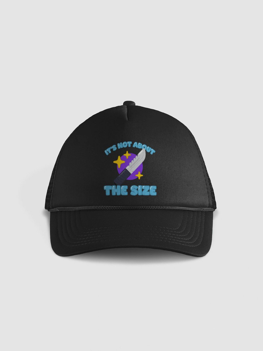 It's Not About the Size Trucker Hat product image (1)