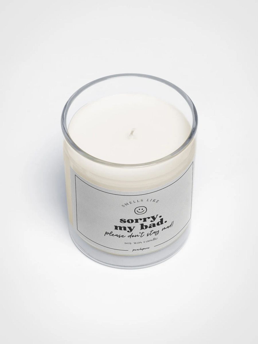 Apology Candle – Sorry, My Bad, Please Don’t Stay Mad – Funny Gift product image (3)