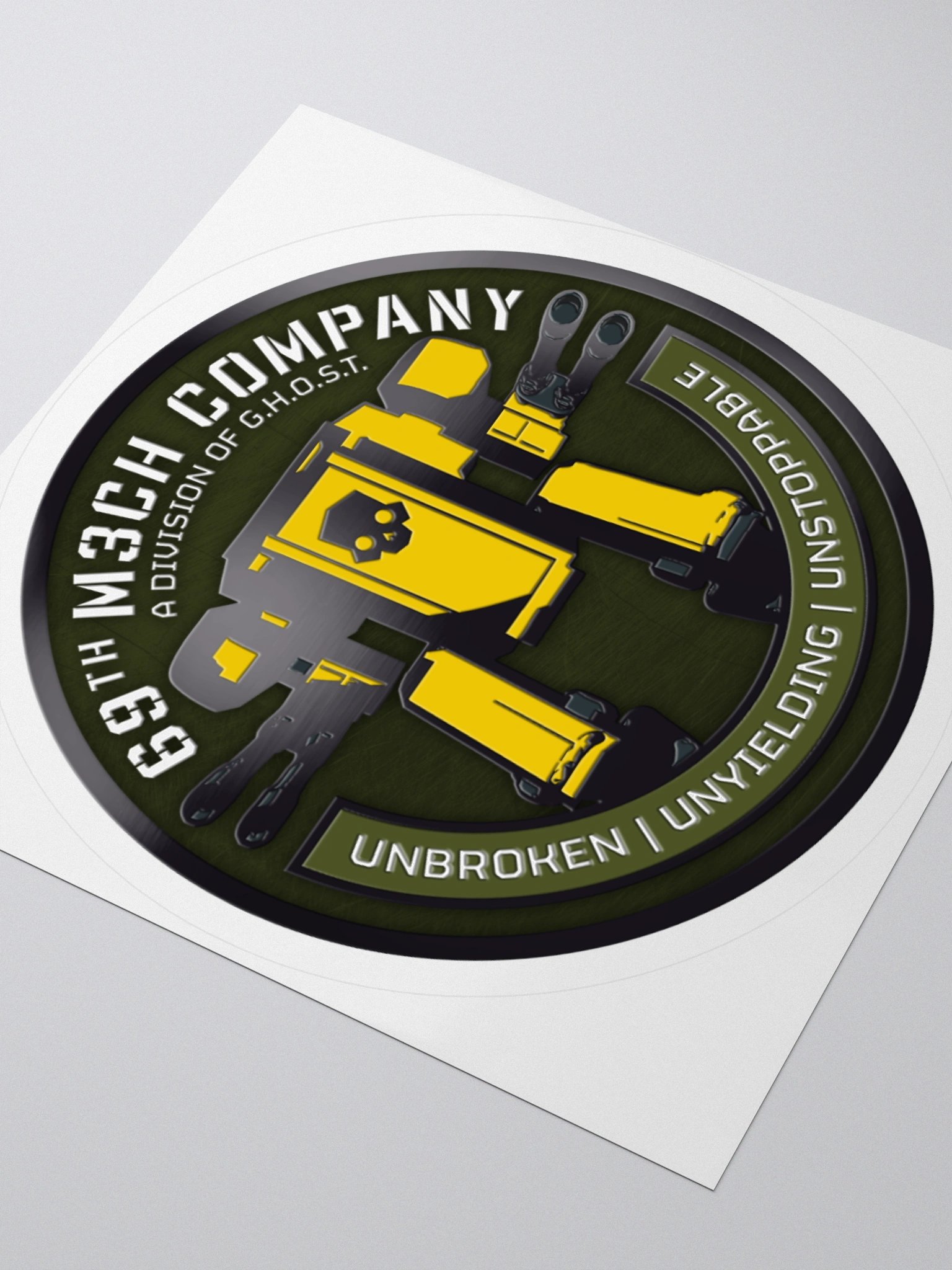 69th M3CH Company Metallic Sticker product image (3)