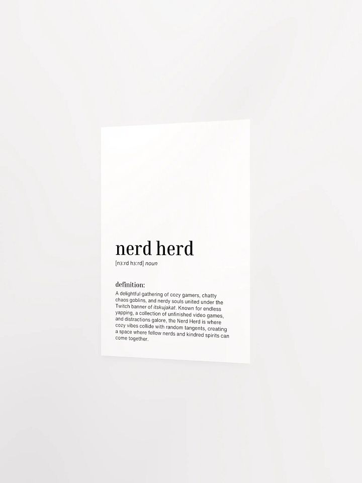 defining "nerd herd" product image (6)