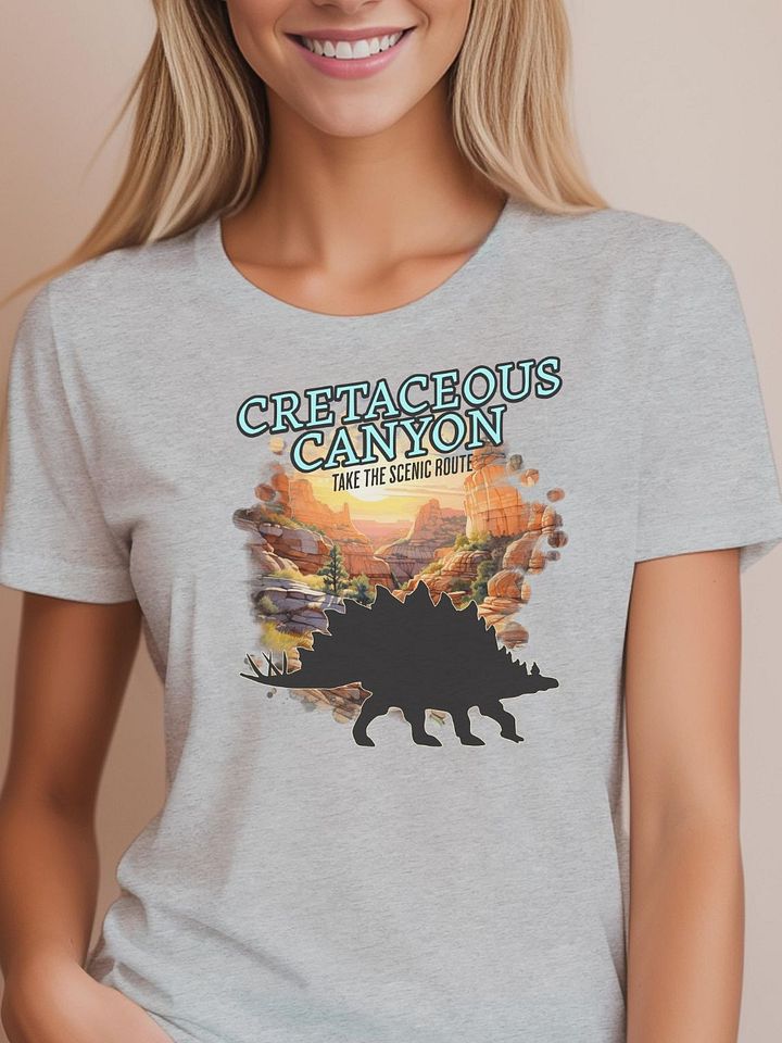 Cretaceous Canyon Women’s Stegosaurus Shirt product image (1)