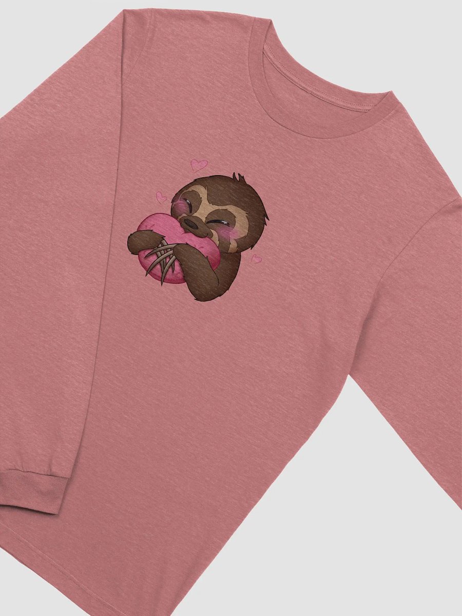Blushing Sloth Long Sleeve Tee product image (3)
