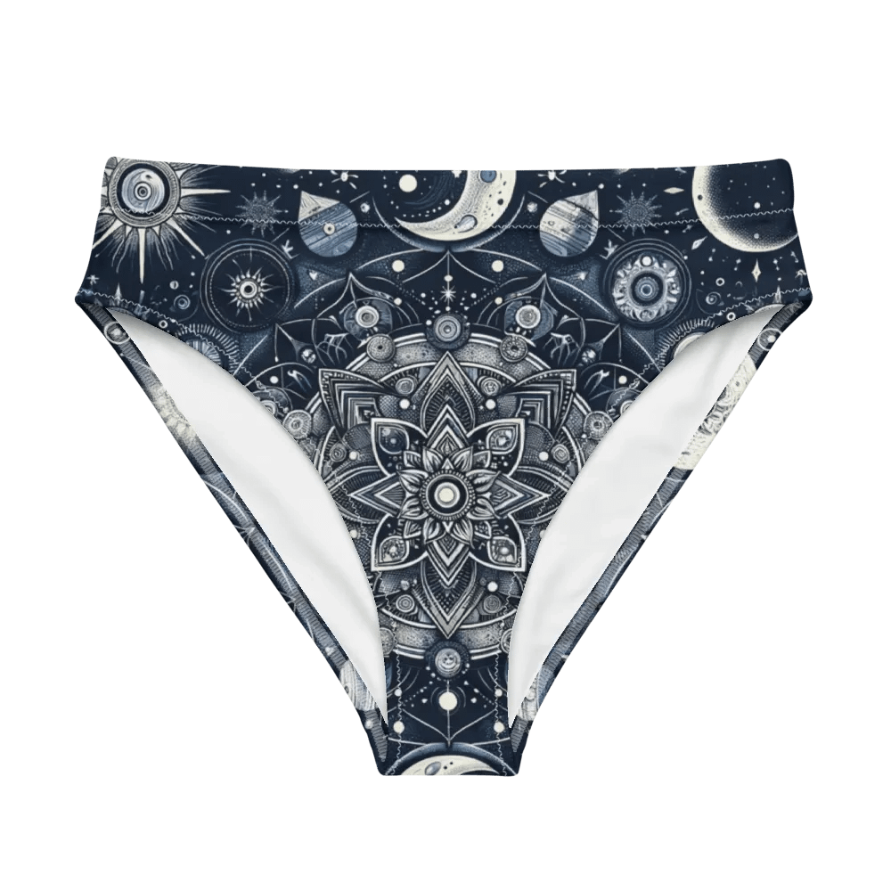 All-Over Print Recycled High Waisted Bikini Bottom product image (5)
