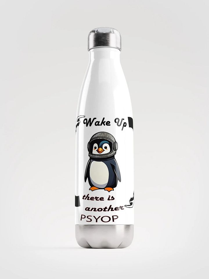 Psychedelic Penguin Stainless Steel Water Bottle product image (1)