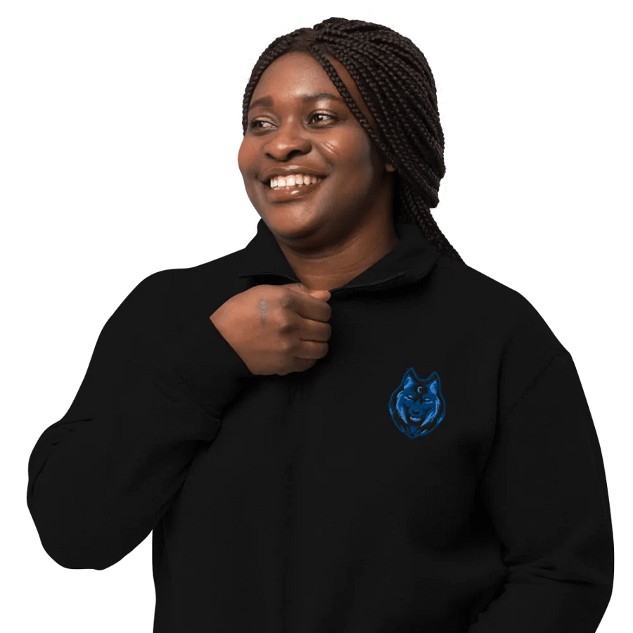 Mystic Wolf Unisex Fleece Pullover product image (6)