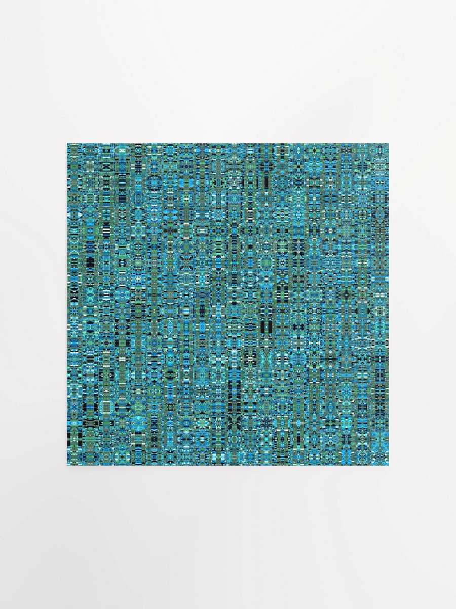 Teal Grid product image (1)