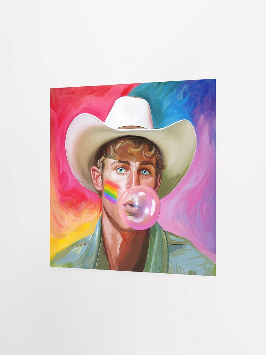Blond Cowboy – Fun Gay Matte Poster product image (2)