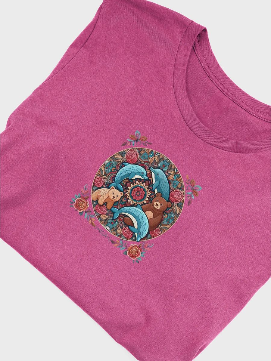 Bella+Canvas Supersoft T-Shirt | AI Design animal mandala product image (5)