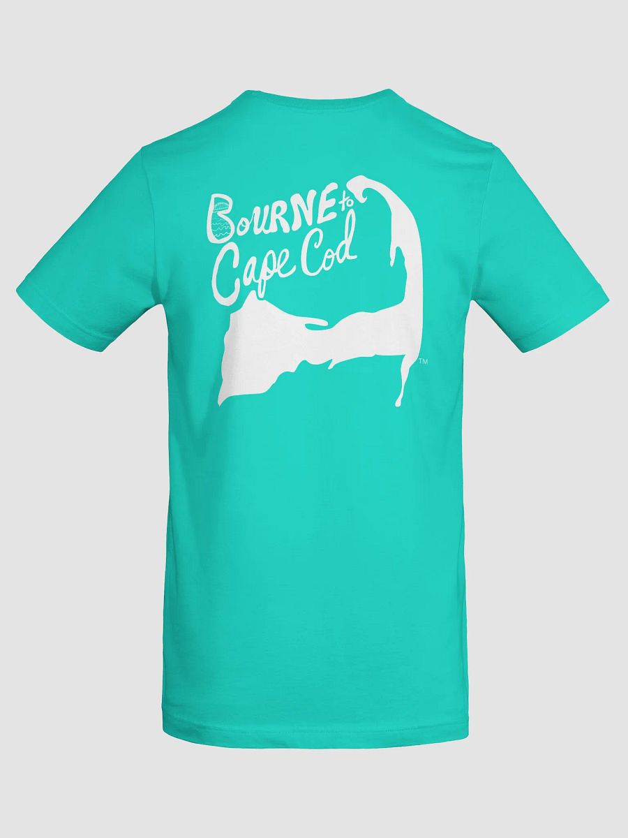 Women's | BOURNE to Cape Cod™ | Supersoft T-Shirt by Bella+Canvas | White Logo on Bright Colors product image (56)