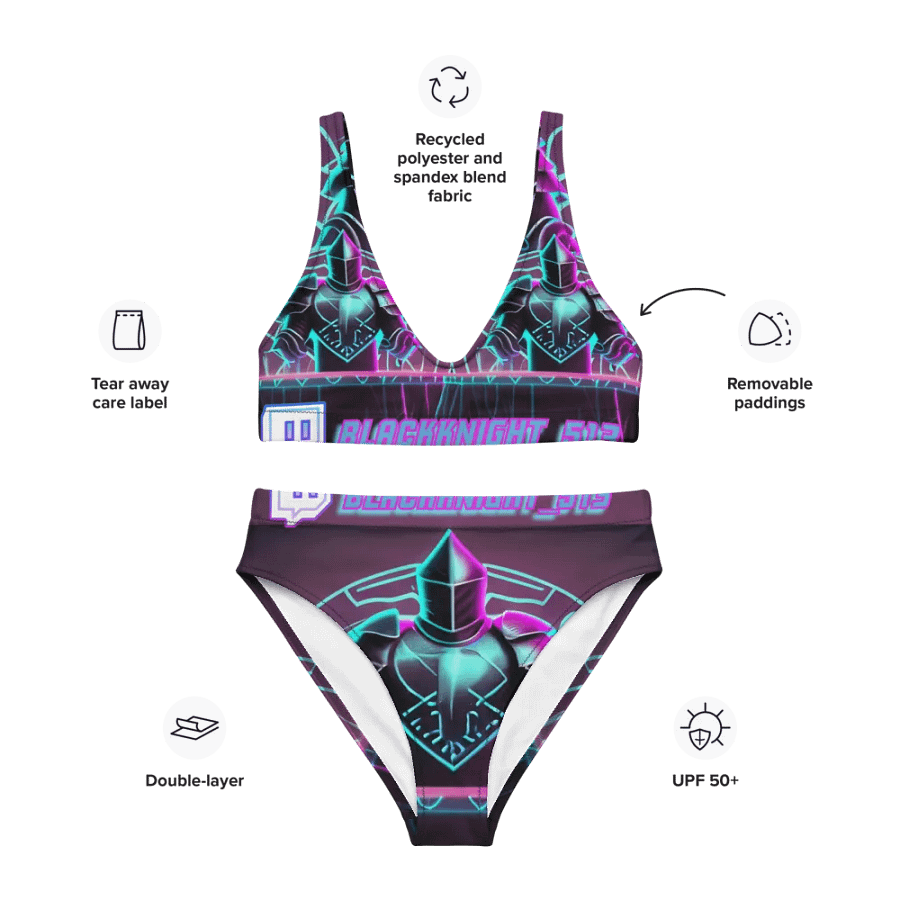 Blackknight513 All-Over Print Recycled High Waisted Bikini product image (11)