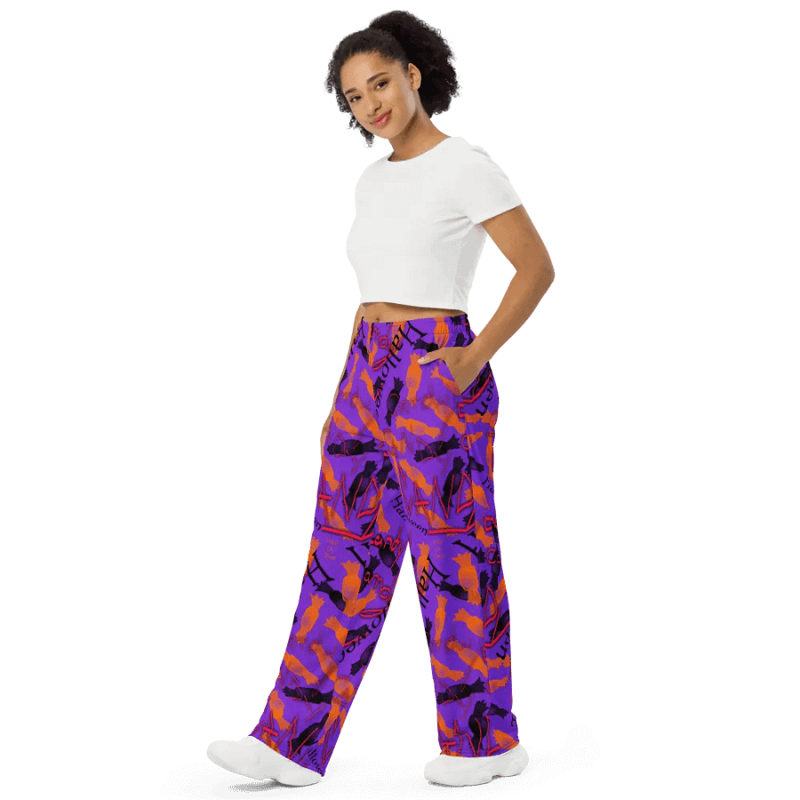 Halloween Candy Wideleg Pants product image (4)