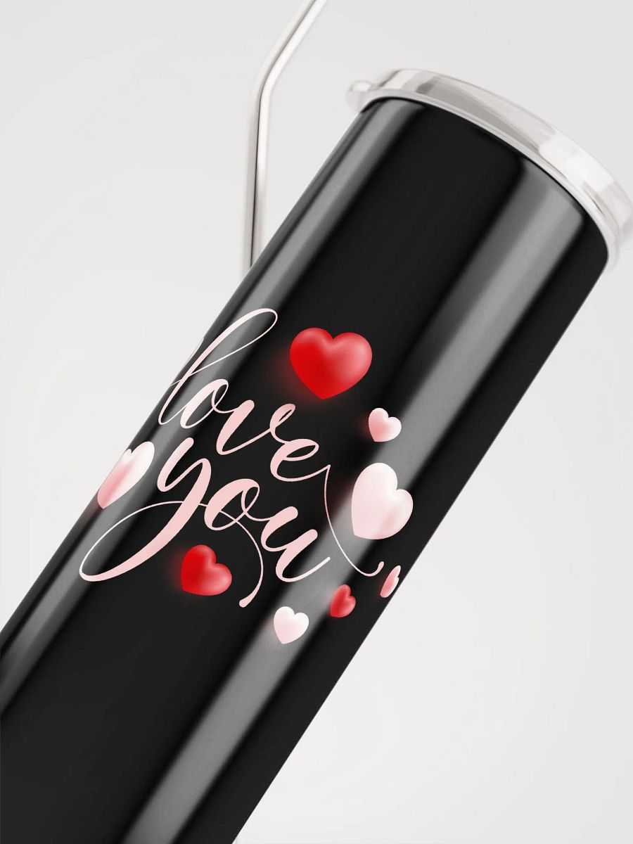 Love You Hearts Stainless Steel Tumbler: Share Love in Every Sip product image (5)