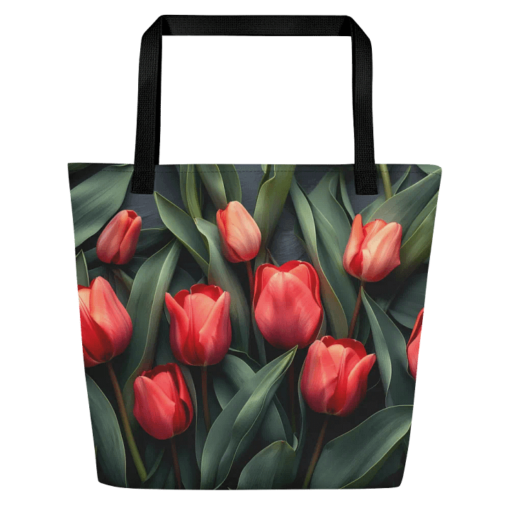 Tulip Print Tote Bag product image (1)