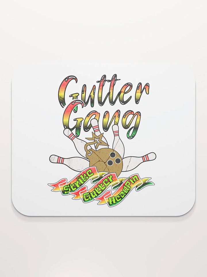 Gutter Gang Bowling Mouse Pad product image (1)