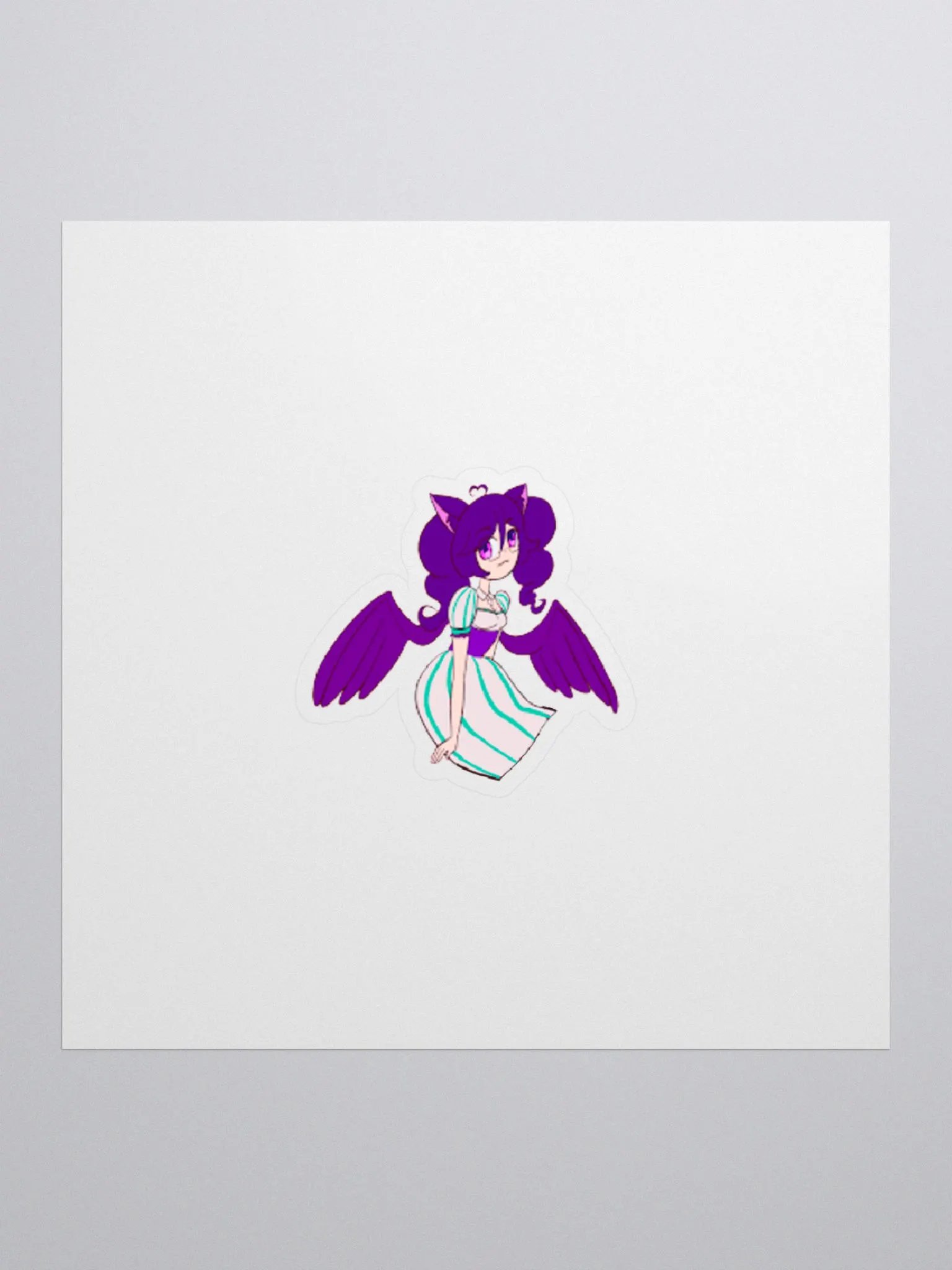 Sitting Poodle Sticker product image (1)