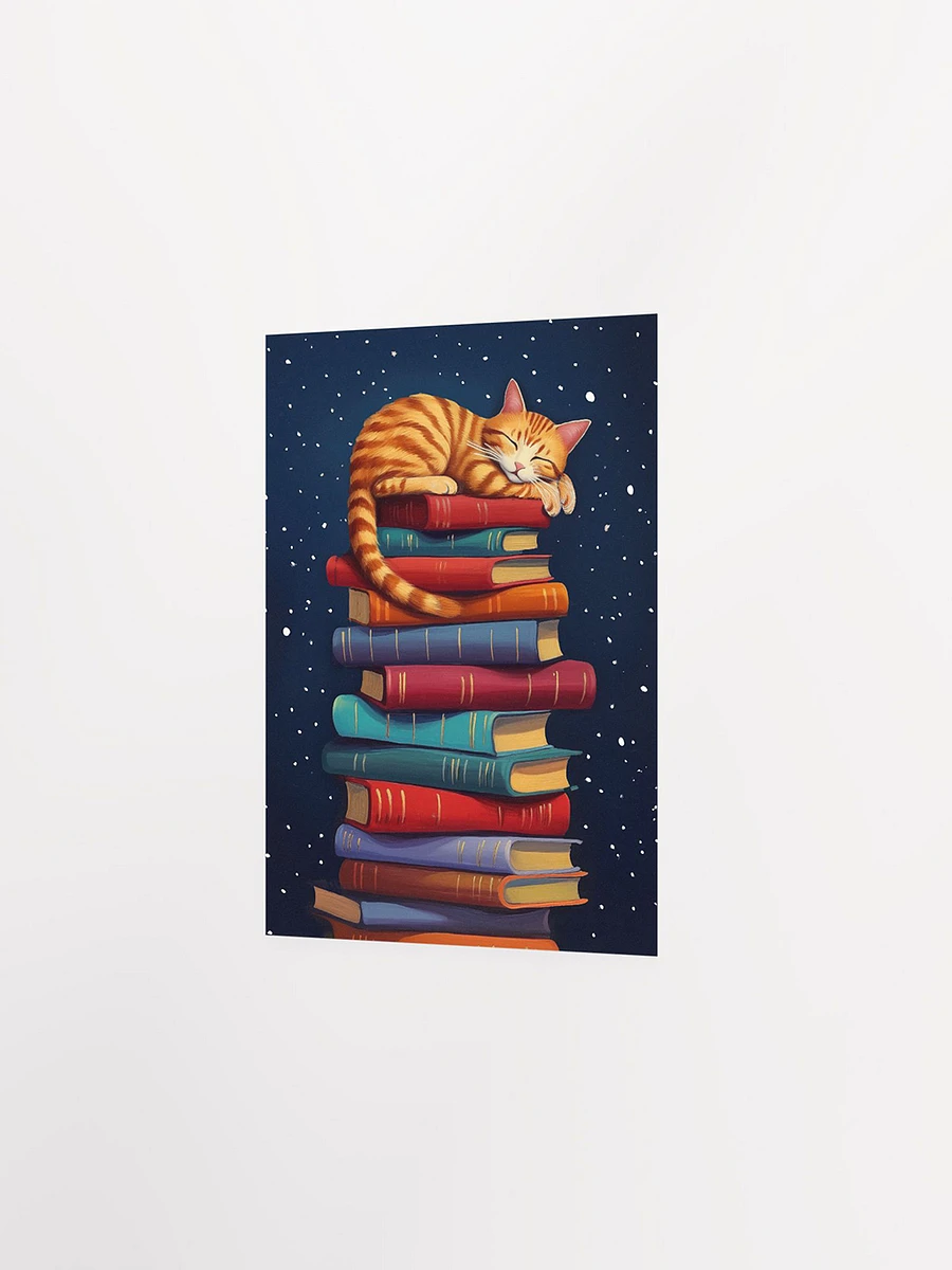 Things I Love - Cats & Books Matte Poster product image (2)