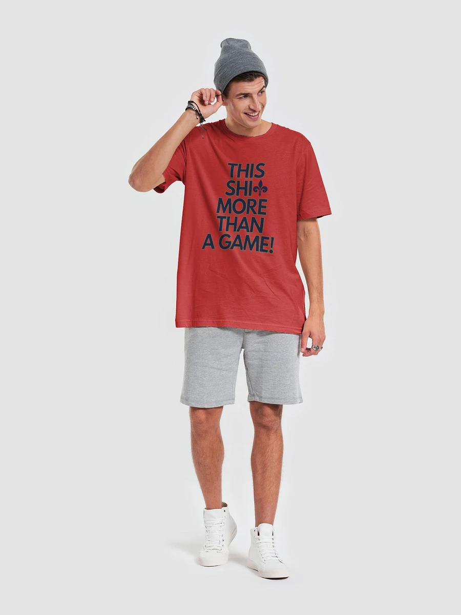 This Shit More Than A Game Shirt (Red and Navy Blue) product image (6)
