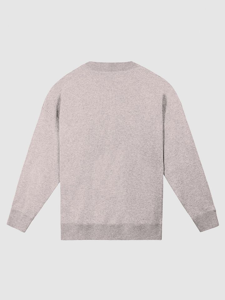 *not* mentally linear (light pink and white) knitwear crewneck product image (6)