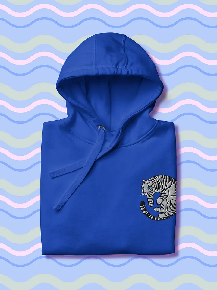 Majestic Tiger Embroidered Unisex Premium Hoodie product image (2)