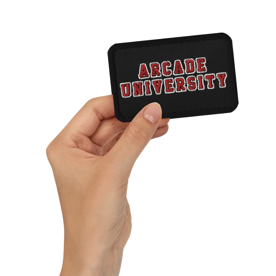 Arcade University Embroidered Patch product image (5)