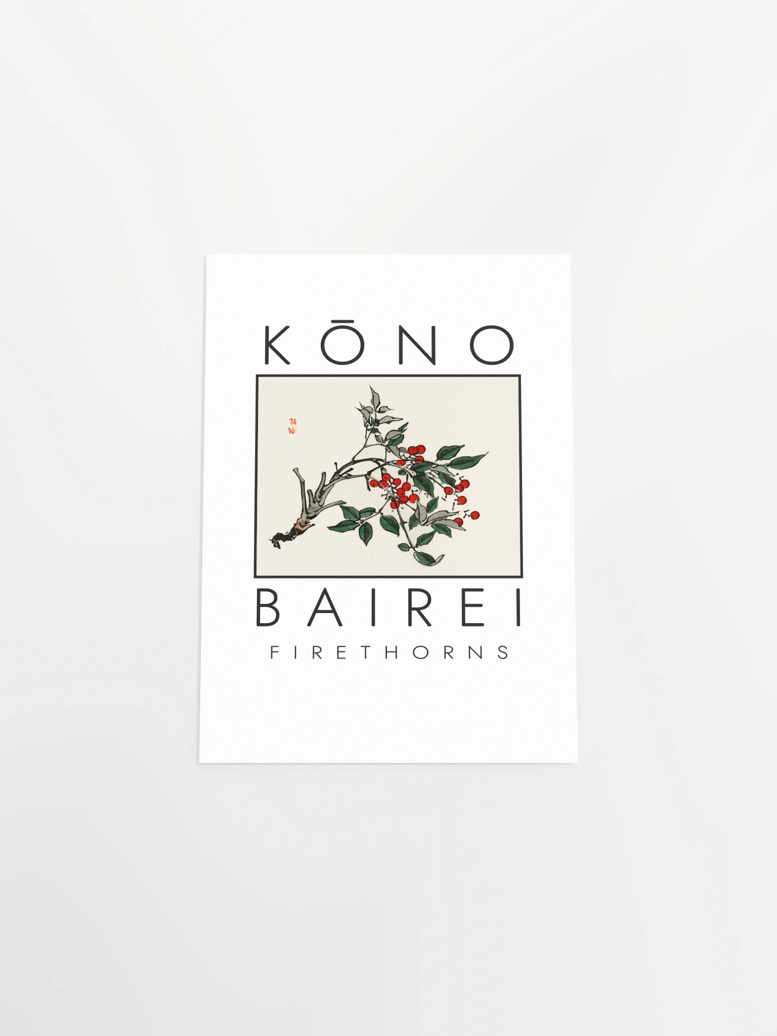 Kono Bairei Firethorns Poster product image (25)