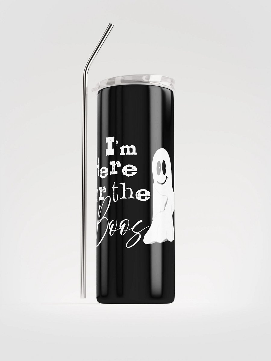 I'm Here for the Boos – Funny Ghost Halloween Stainless Steel Tumbler product image (1)