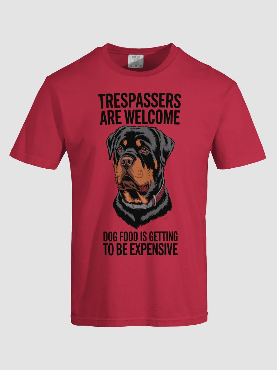 Rottweiler Trespassers Are Welcome Shirt product image (34)