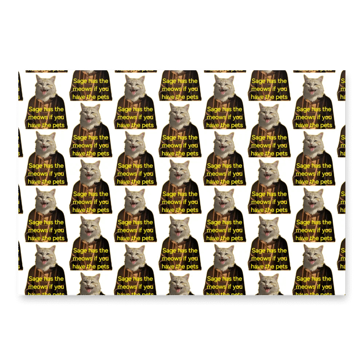 Sage Barter! Wrapping Paper product image (1)
