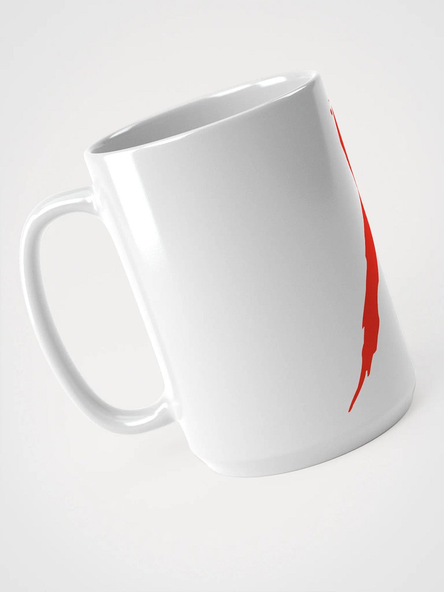 Red X White Glossy Mug product image (4)