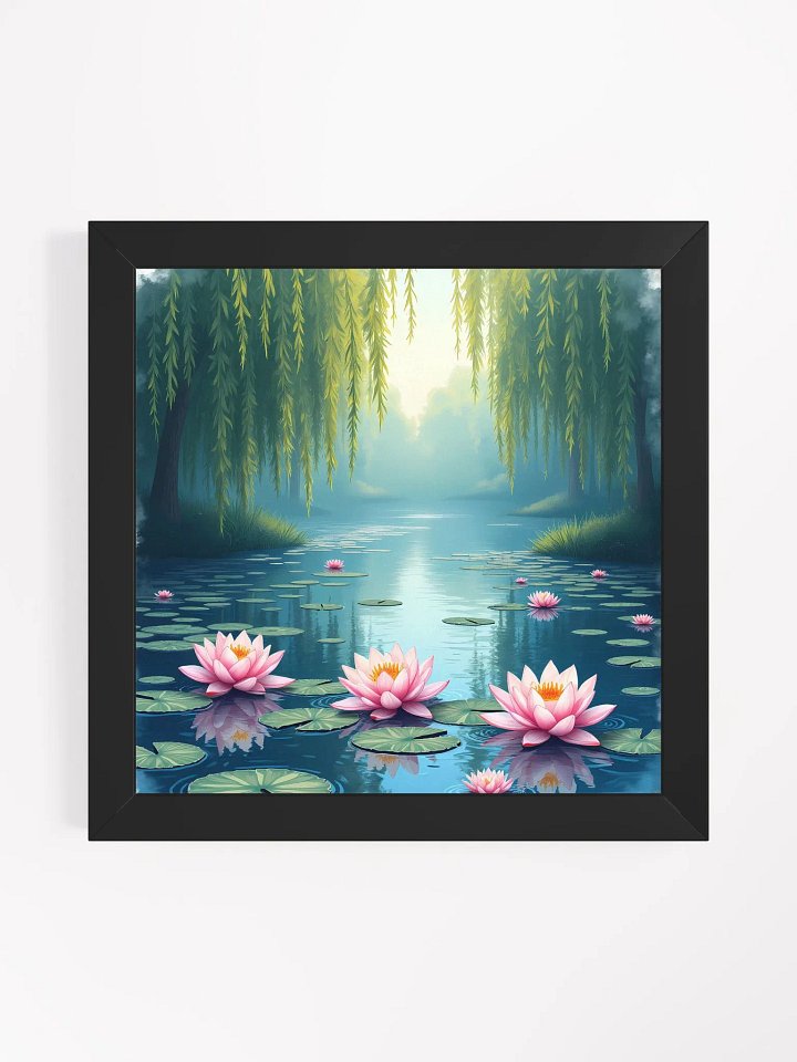 Tranquil Lily Pond Framed Art product image (1)