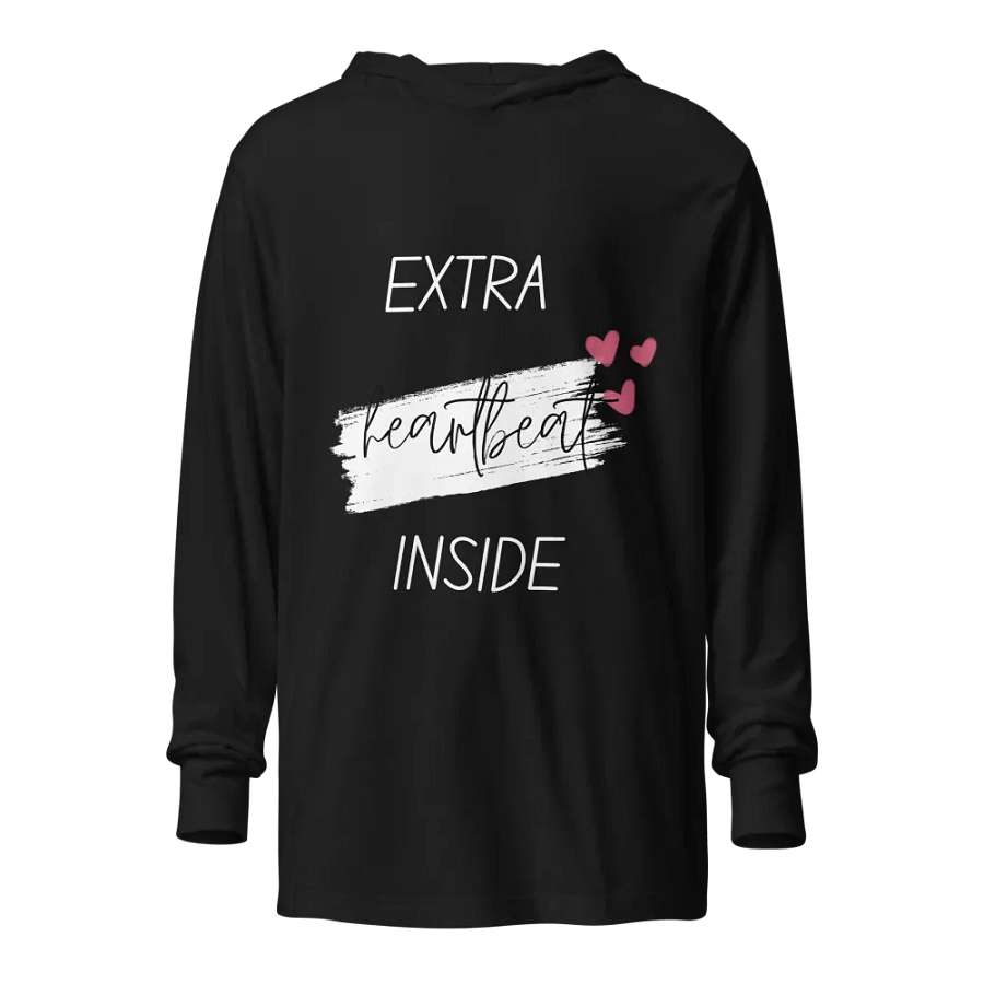 Extra Heartbeat Unisex Hooded Tee product image (1)