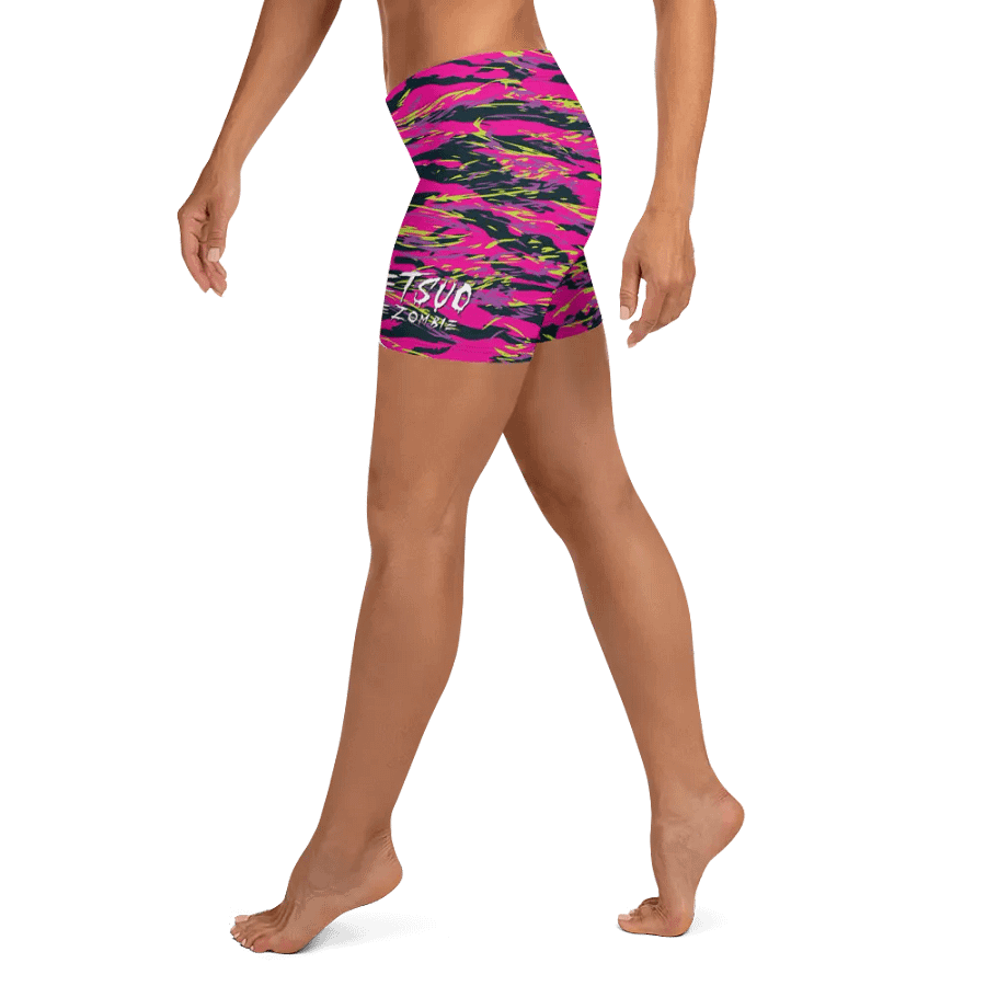 Pink Camo Bike Shorts product image (5)