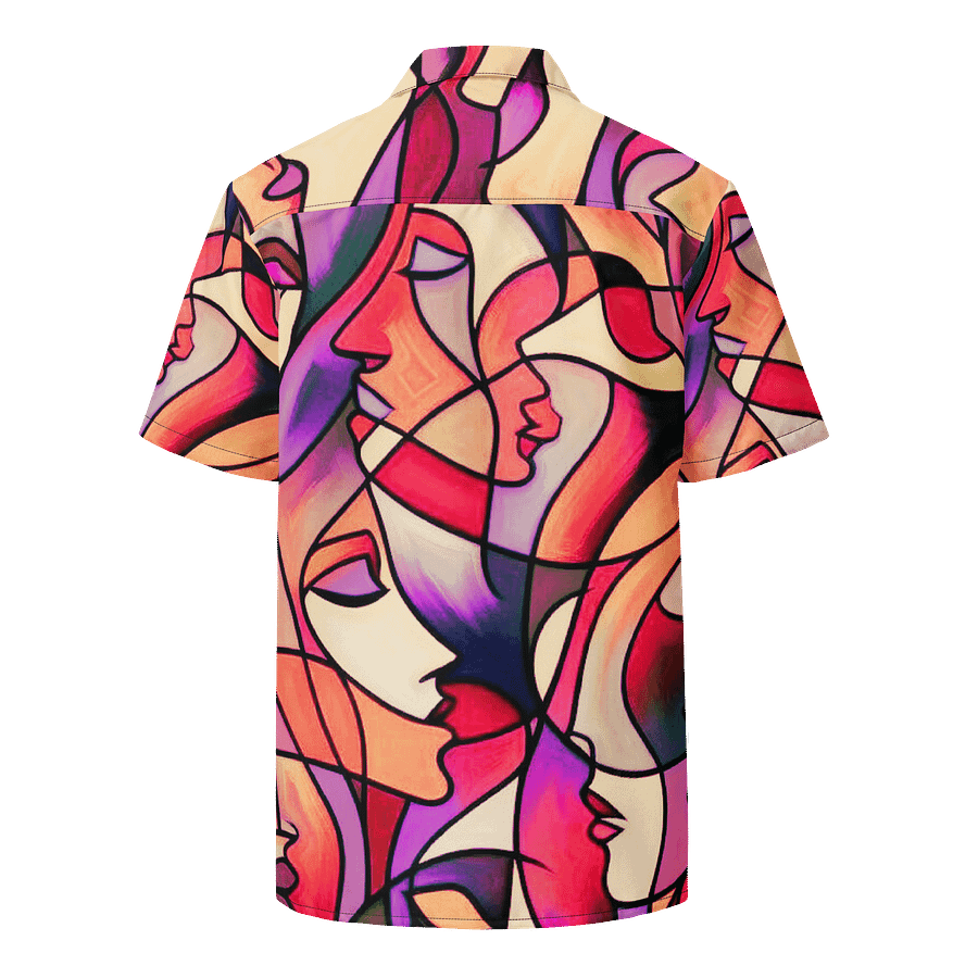 Womеns Faces Hawaiian Shirt product image (2)