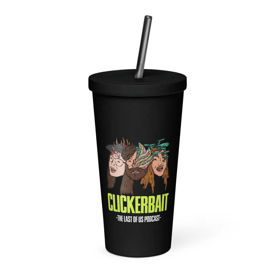ClickerBait Hosts Insulated Tumbler with Straw product image (1)