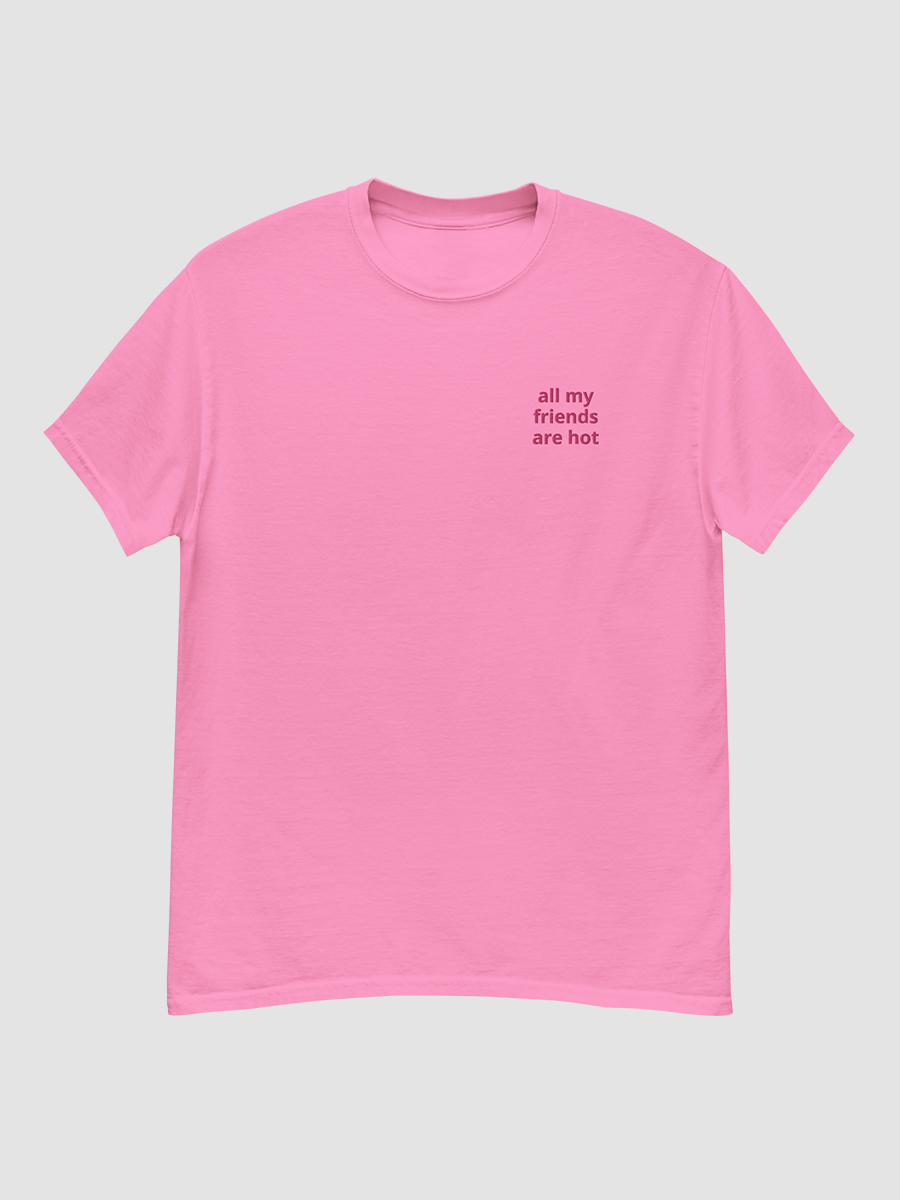 Hot Friends Pink Embroidered T-Shirt product image (2)