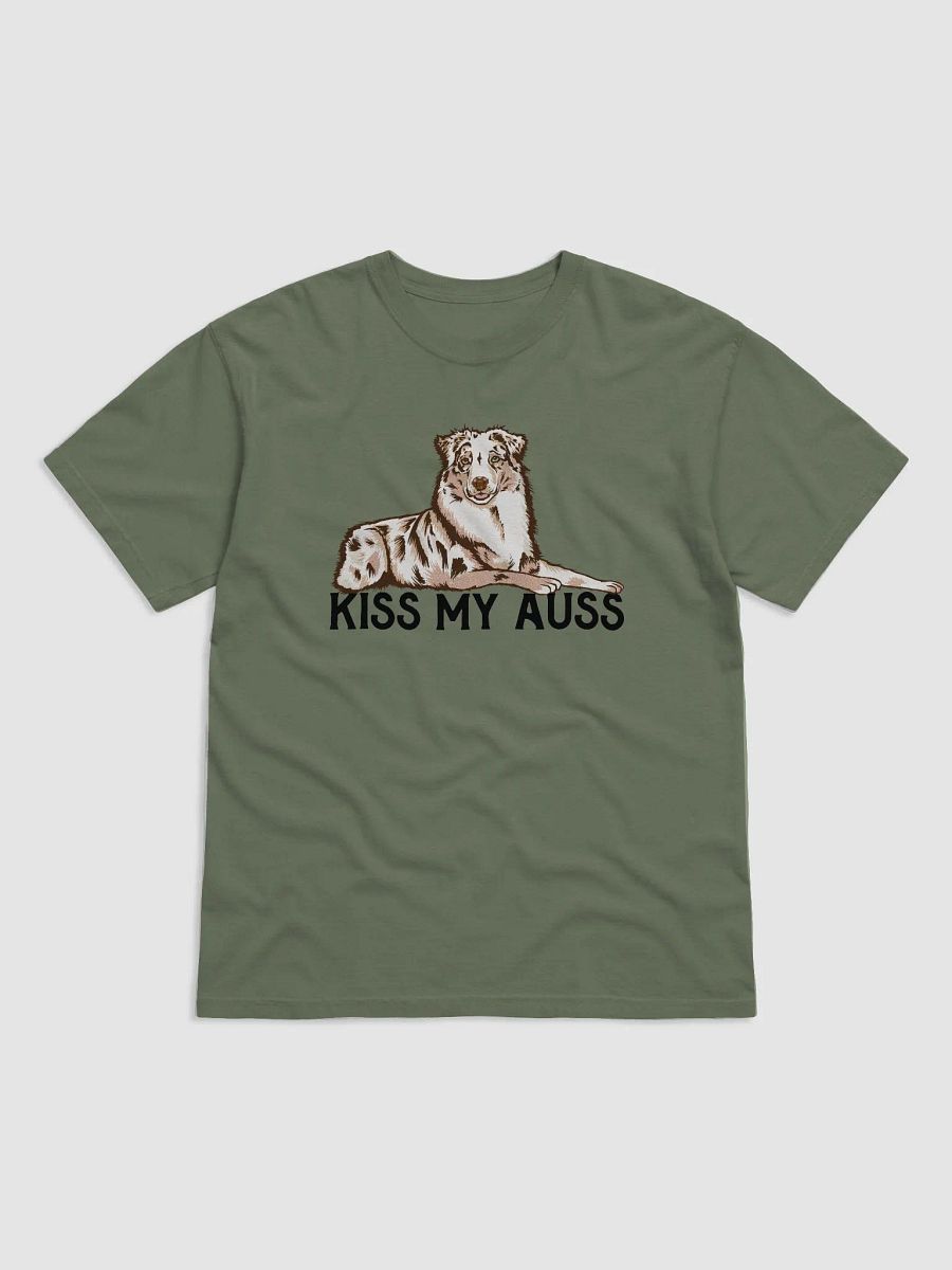 Kiss My Auss | T-Shirt for Australian Shepherd (Red Merle) Dog Owners product image (23)