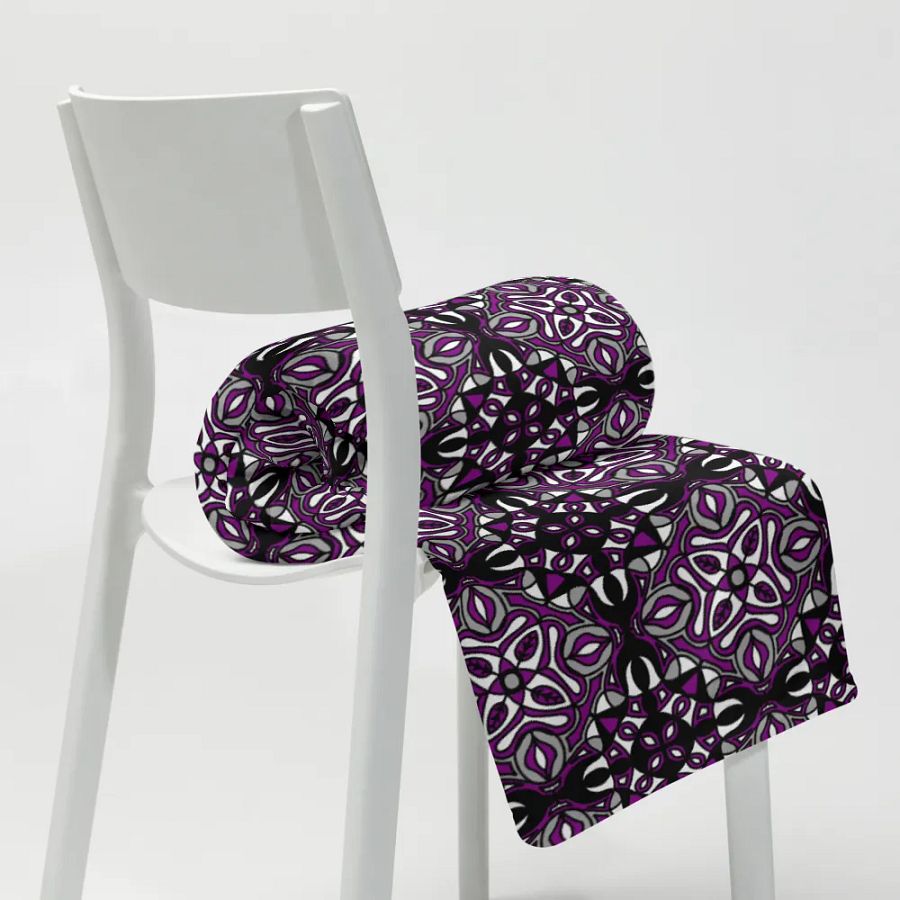Asexual Abstract Cozy Blanket product image (12)