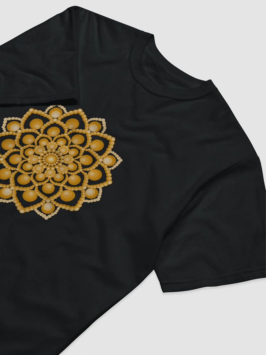 Orange Flower Mandala Unisex Organic T-Shirt product image (3)