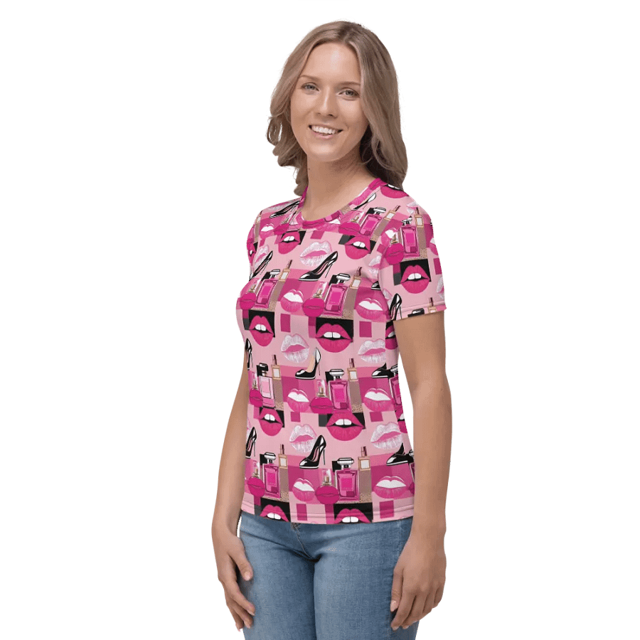 Fierce Fashionista All-Over Print Tee product image (4)