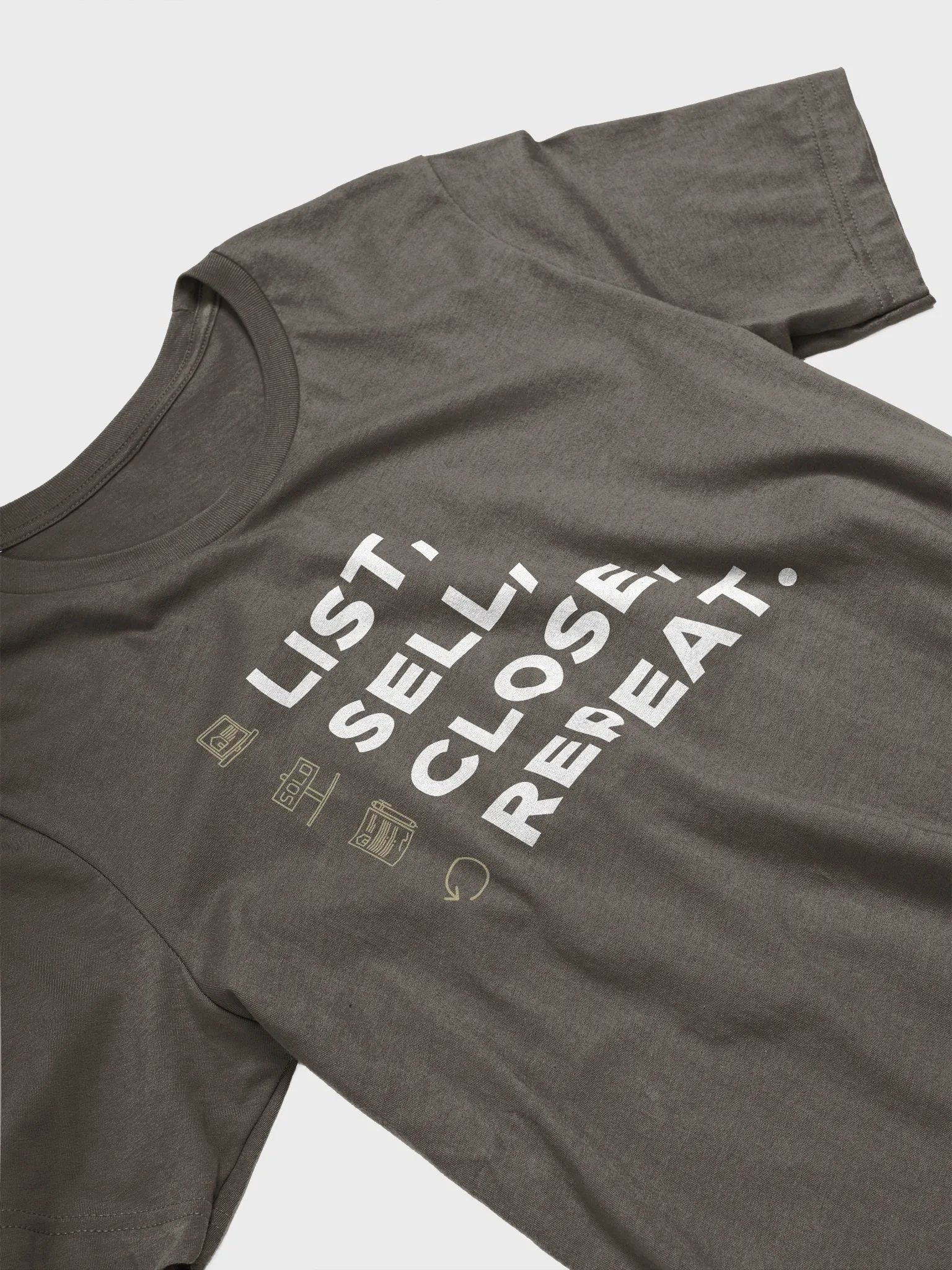 List, Sell, Close, Repeat. T-Shirt product image (3)