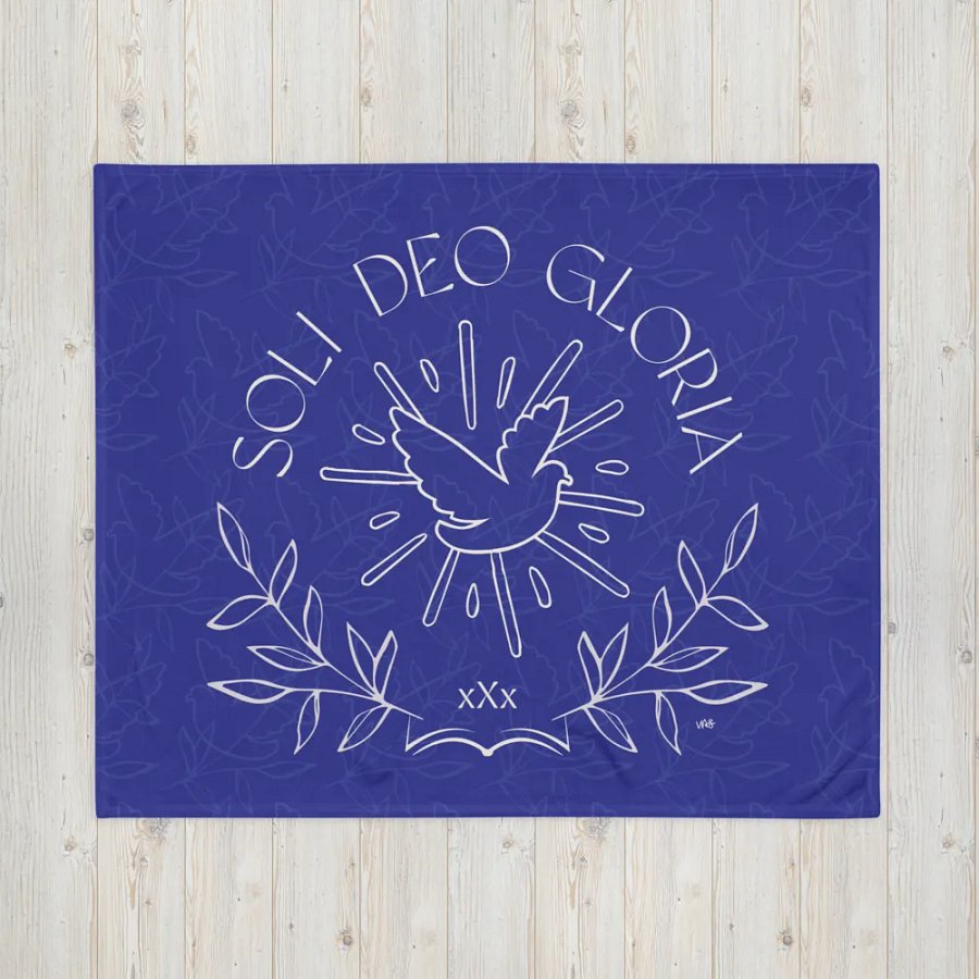 Soli Deo Gloria (Throw Blanket) product image (4)