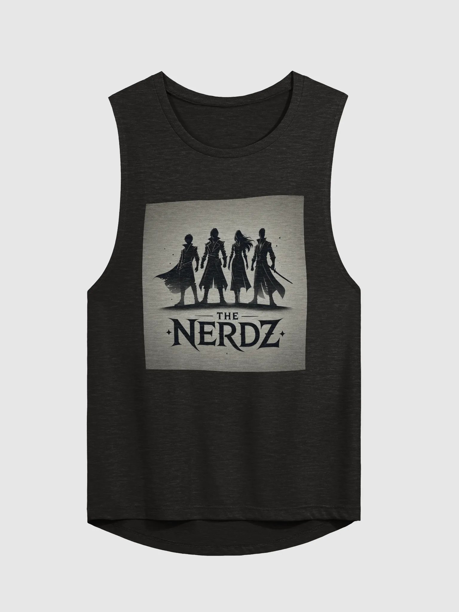 The Nerdz Silhouette Women's Muscle Tank product image (2)